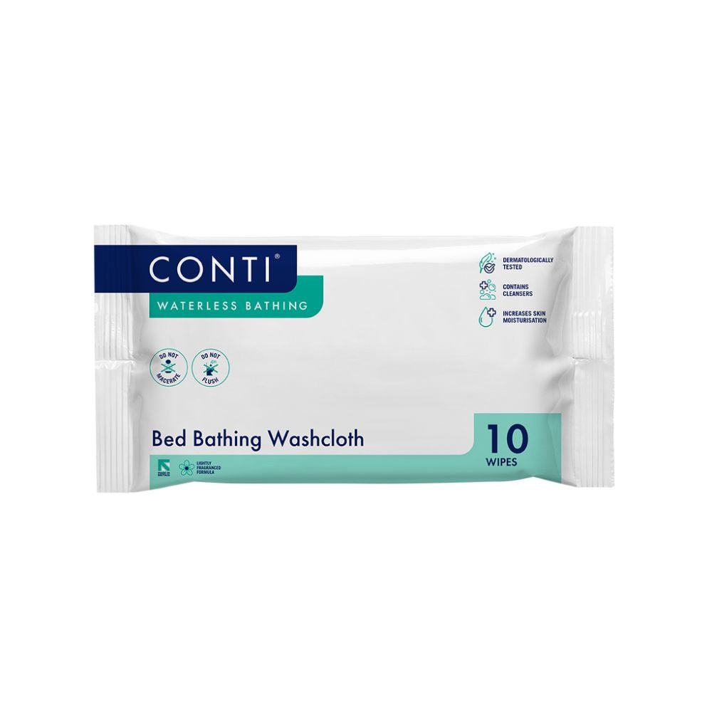 Conti Bed Bathing Washcloth Lightly Fragranced 10 Cloths