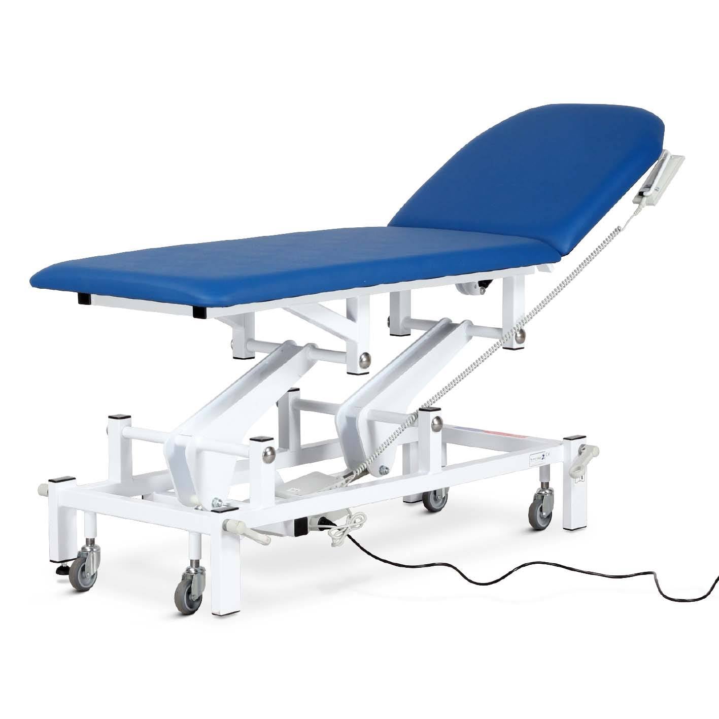 Examination / Treatment Blue Couch - Two Section, Variable Height