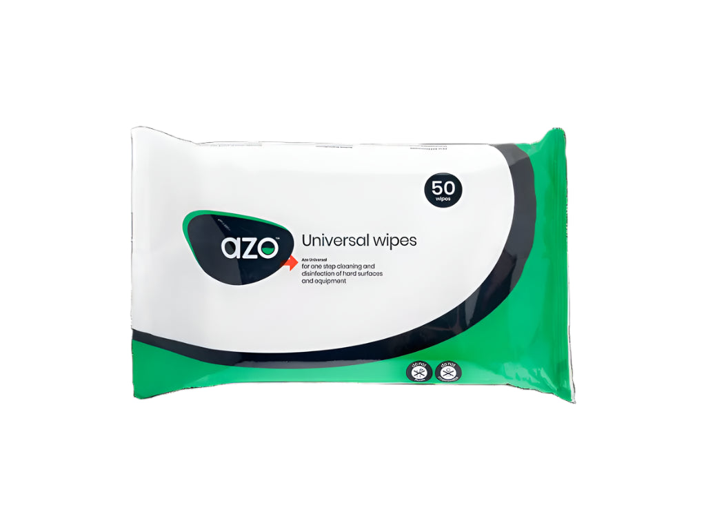 Azo Universal Cleaning & Disinfectant Wipes Pack of 50