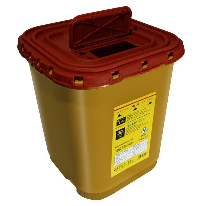 30 Litre Eco Line XL Sharps Bin - UKMEDI - UK MEDICAL SUPPLIES