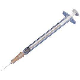 1ml + 25g 5/8 inch BD Plastipak Luer Slip Syringe and Needle