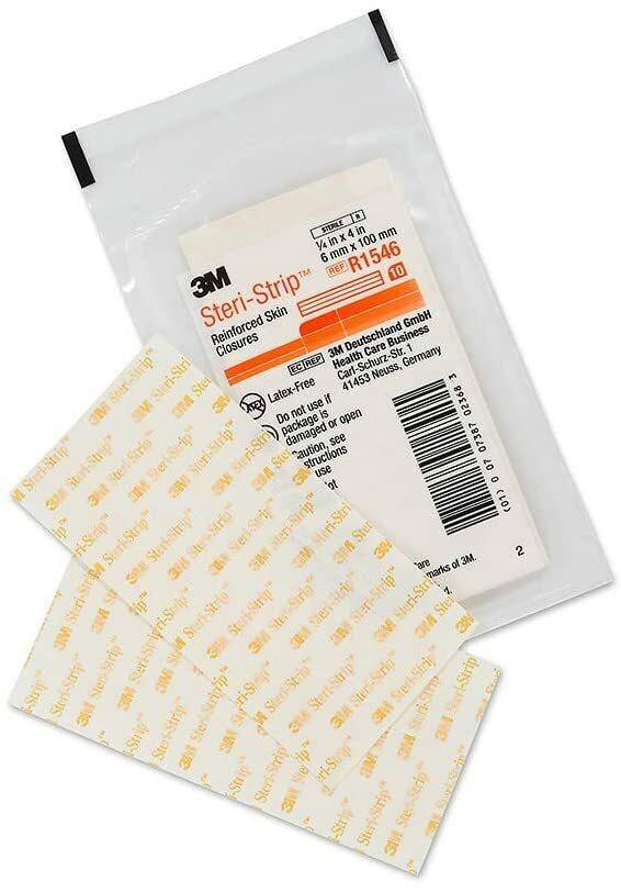 3M Steri-Strip 6mm x 100mm Reinforced Skin Closures (pack 10) - UKMEDI