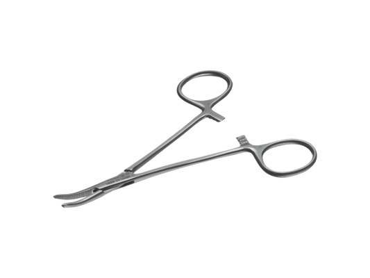 12.5cm Instrapac Halsted Mosquito Artery Forceps Curved