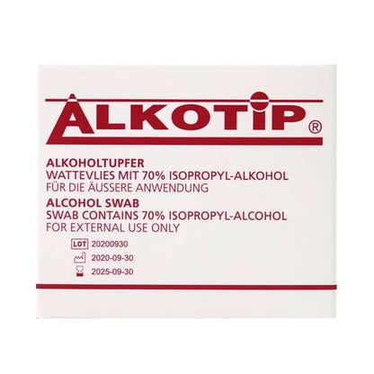 Alkotip  70% Pre Injection Alcohol Swabs  Pack of 250