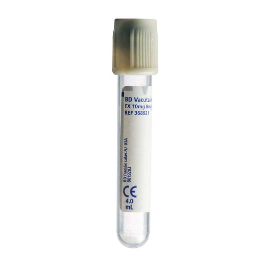 BD Vacutainer Tube Fluoride / Oxalate 4ml Grey Blood Collection Tubes 368921 UKMEDI.CO.UK