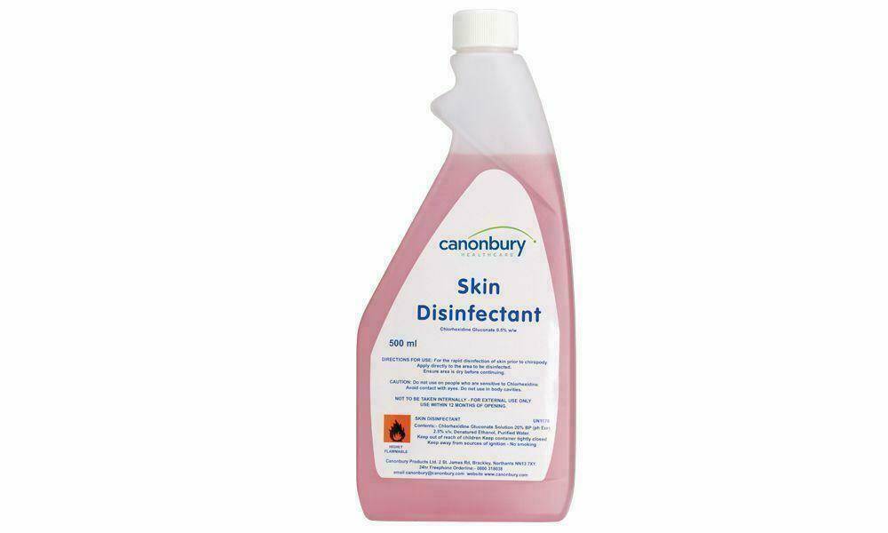 Chlorhexidine Skin Spray 500ml 35356 UKMEDI.CO.UK