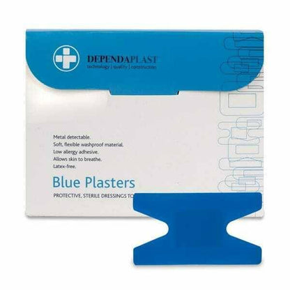 Dependaplast blue food area plasters anchor box of 50 549 UKMEDI.CO.UK