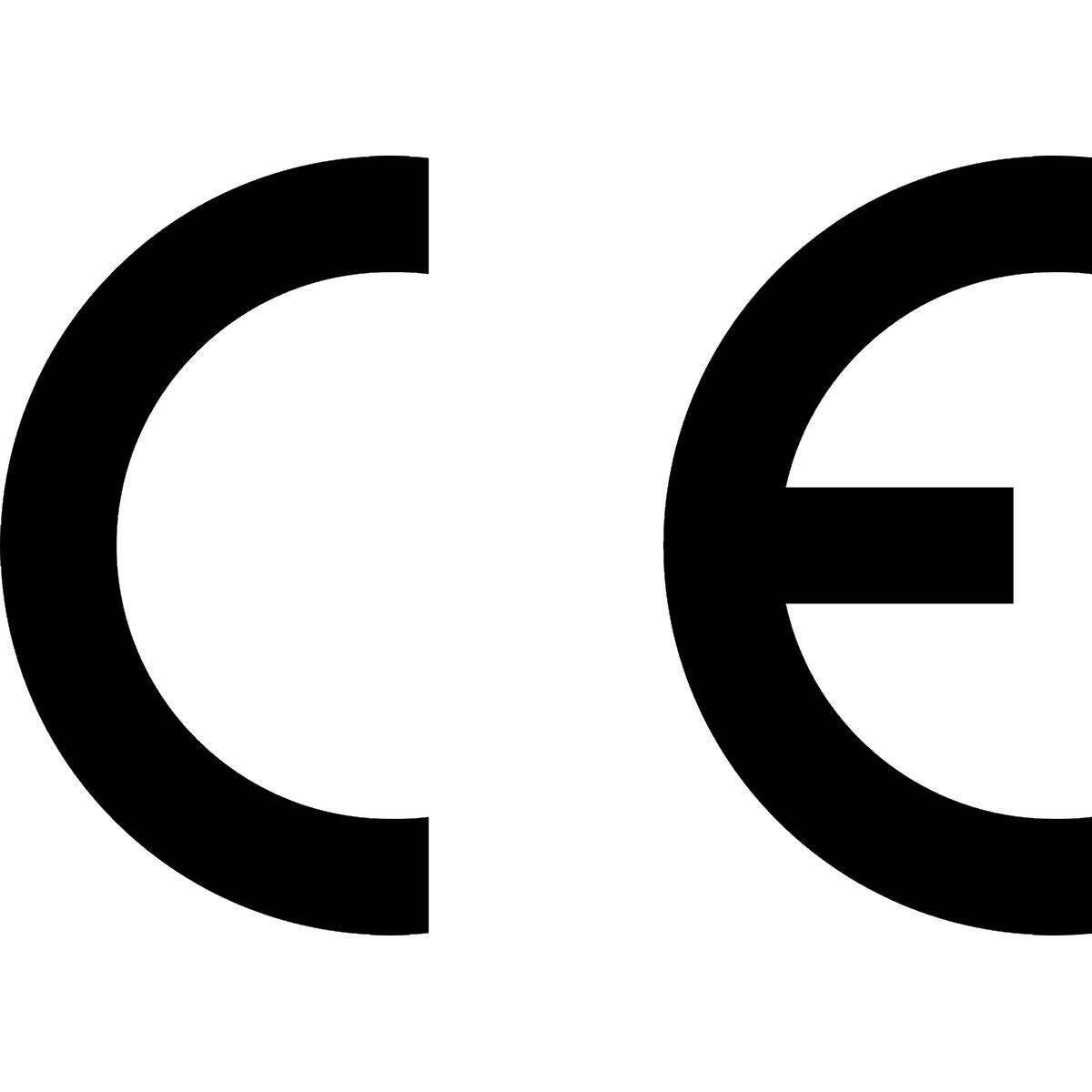 CE certification mark logo