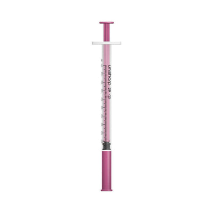 1ml 0.5 inch 29g Pink Unisharp Syringe and Needle u100