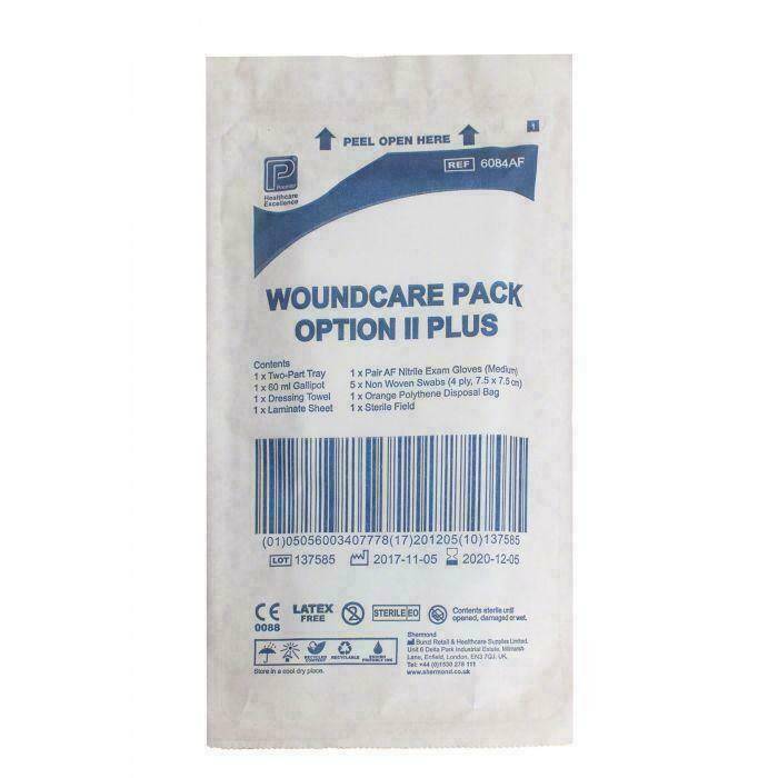 WoundCare Pack Option II Plus 6084AF UKMEDI.CO.UK