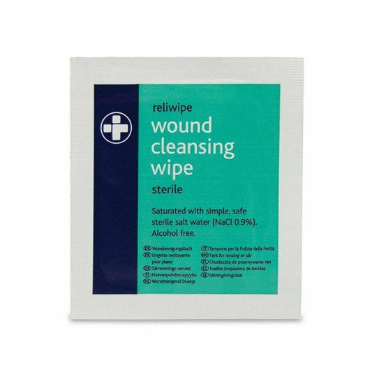 Reliwipe Moist Saline Cleansing Wipes  Pack of 5