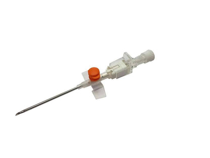 BD - 14G Orange 1.75 inch Terumo Versatus Winged and Ported IV Cannula - SR+DU1445PX UKMEDI.CO.UK UK Medical Supplies