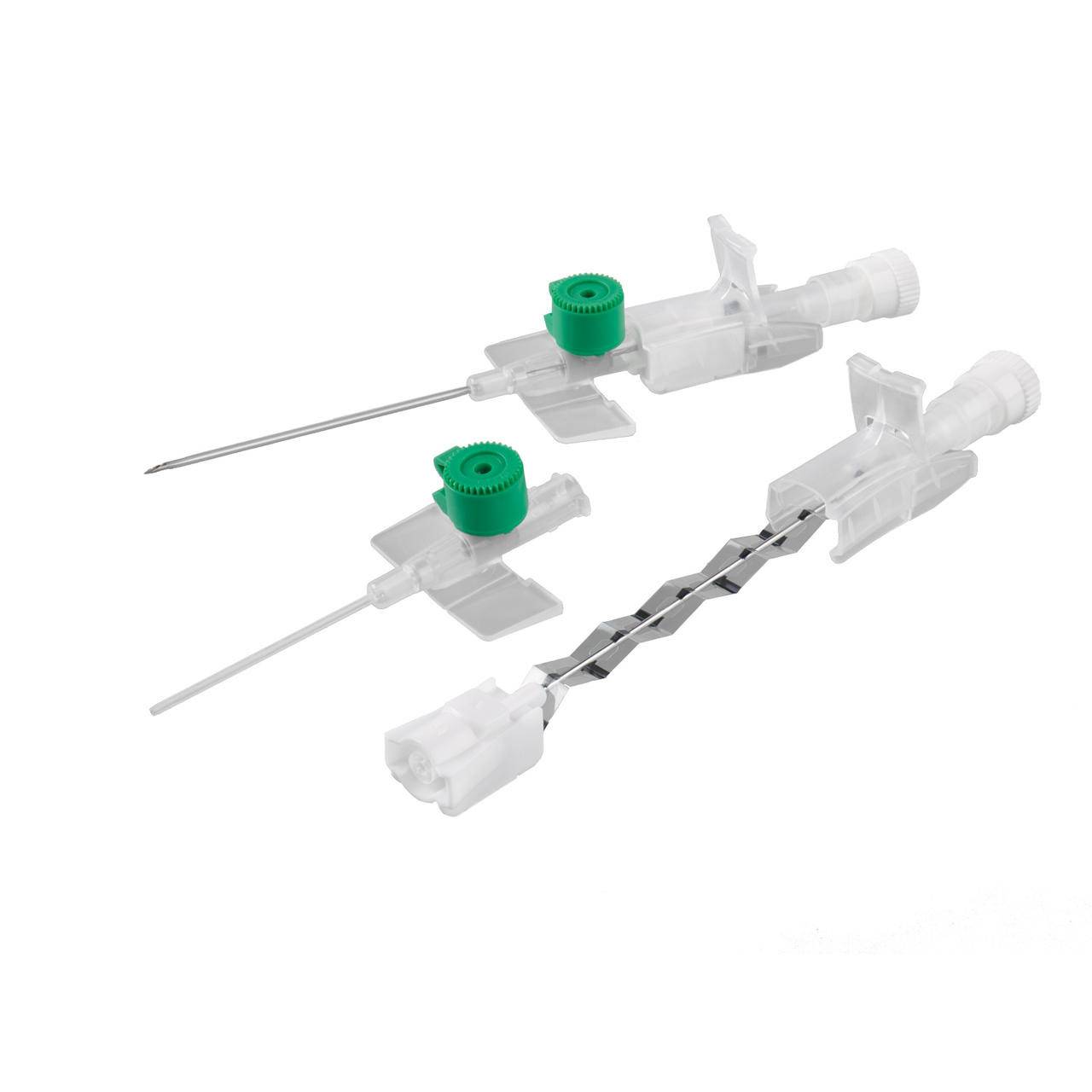 18g 45mm Green BD Venflon Pro Safety Cannula with Injection Port