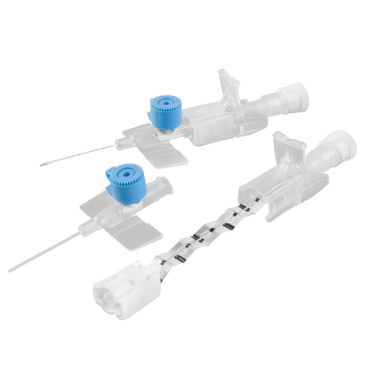 22g 25mm Blue BD Venflon Pro Safety Cannula with Injection Port 393222 UKMEDI.CO.UK