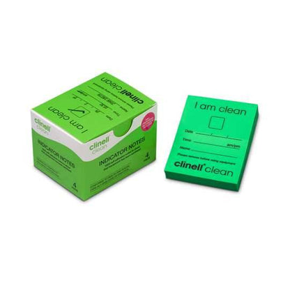 Clinell - Clinell Indicator Notes Green Box of 4 x 250 Notes - CCIN1000G UKMEDI.CO.UK UK Medical Supplies