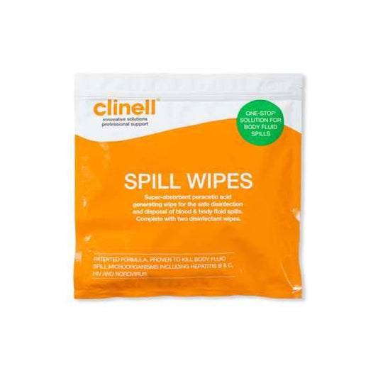 Clinell - Clinell Spill Wipes Single Pack - CSW1 UKMEDI.CO.UK UK Medical Supplies