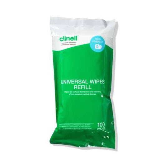 Clinell Universal Wipes Tub Refill 100 - UKMEDI