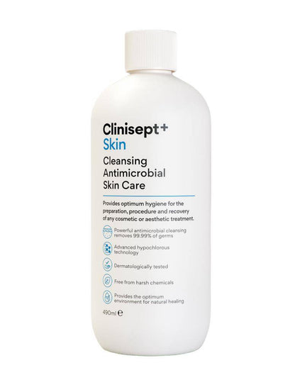 Clinisept+ Plus Skin Cleansing Antimicrobial Skin Care 490ml CP-A-500/6/UK UKMEDI.CO.UK