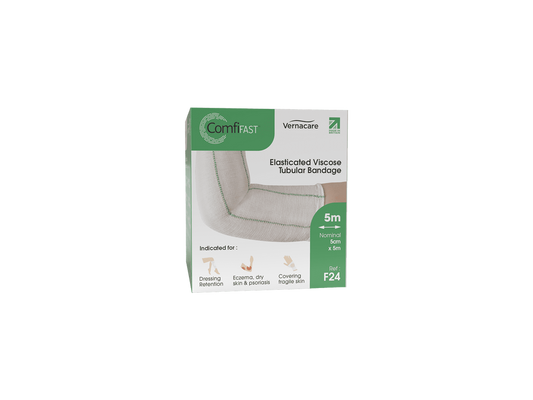 ComfiFast One Way Stretch Tubular Bandage Green 5cm x 5m