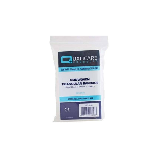 Qualicare - Nonwoven Triangular Bandage 96x96x136cm - QB5062 UKMEDI.CO.UK UK Medical Supplies
