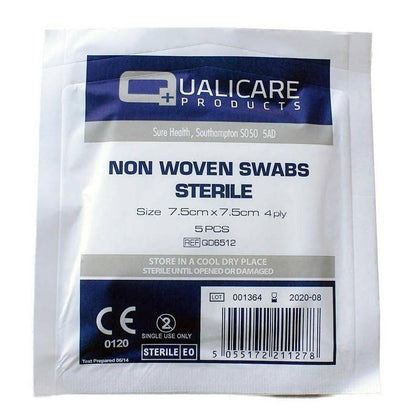 Sterile 7.5cm Non Woven Gauze Swabs