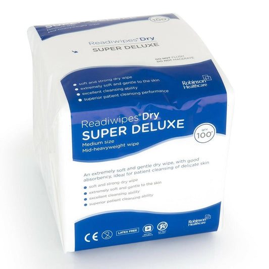 Readiwipes Dry Super Deluxe Medium 100's - UKMEDI