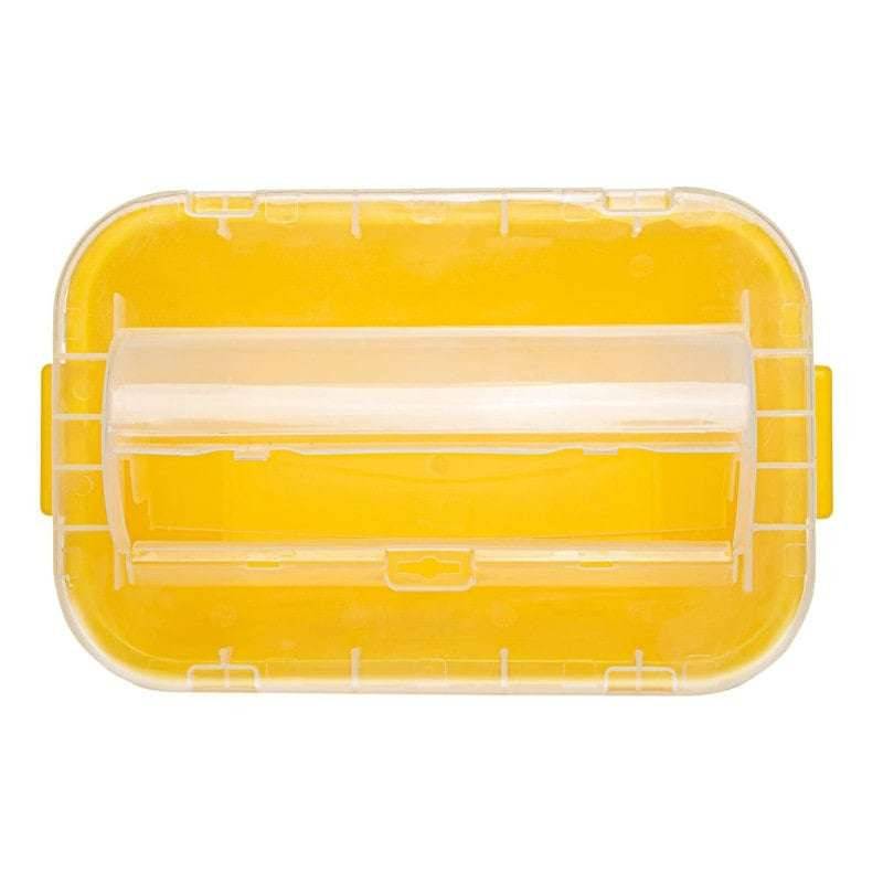 10 Litre Teqler Yellow Sharps Bin - UKMEDI