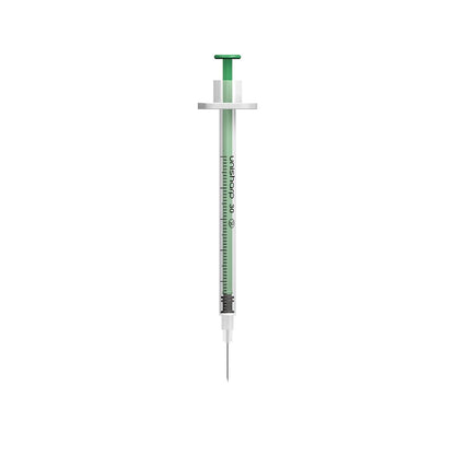 0.5ml 0.5 inch 30g Green Unisharp Syringe and Needle u100