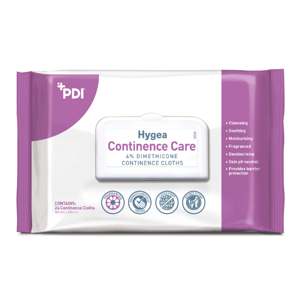 Hygea Continence Care Cloth Pack of 24