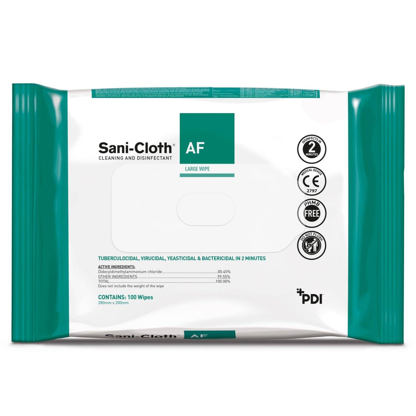 Sani-Cloth AF Wipes Pack of 100