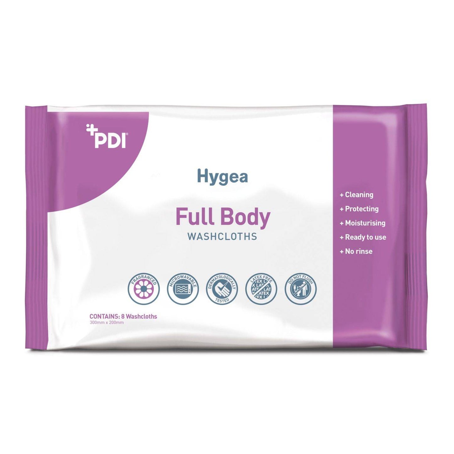 Hygea Full Body Washcloth Pack of 8