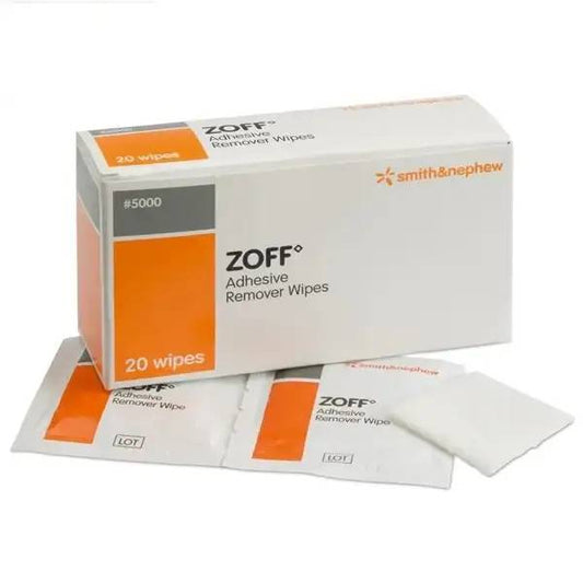 Zoff Adhesive Remover Wipes Pack of 20 - UKMEDI